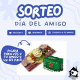 Sorteo Día del Amigo Colchones y Hogar: Ganá una picada y un six pack para vos y tu mejor amigo