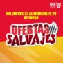 Ofertas Salvajes DIA del 23 al 29 de enero 2020