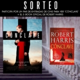 Sorteo Diamond Films: Ganá 1 par de entradas para ver Cónclave + el e-book oficial de Robert Harris