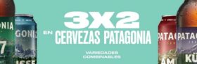 Promo Disco 3×2 en cervezas Patagonia