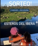 Ganate una estadía en Esteros del Iberá + excursión