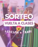 Sorteo Vuelta a Clases 2023: Ganá set de 5 cuadernos Ledesma + set de productos Trabi