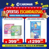 Ofertas Escandalosas Caromar del 19 al 21 de septiembre 2024
