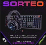 Sorteo CLK eSports: Ganá los auriculares K039 G-BOX y el teclado KG917 Scorpion