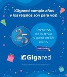 Ganá un kit picnic en el nuevo concurso de Gigared