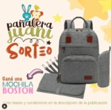 Sorteo Pañalera Juani: Ganá una mochila Boston de Carestino con cambiador y más
