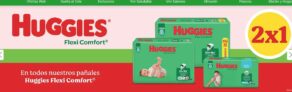 2×1 en pañales Huggies Flexi Comfort en Jumbo