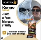 Kongo sortea 3 meses de alimento para tu perro o tu gato y el de un amigo