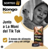 Sorteo Kongo: Ganá 3 meses de alimento para tu mascota y la de un amig@