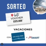 Sorteo de fin de año: Ganá $325.000 para usar en vuelos nacionales con Jetsmart