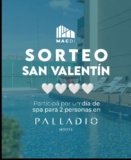 Sorteo de San Valentín: Ganate un día de spa para 2 personas en el lujoso Palladio Hotel