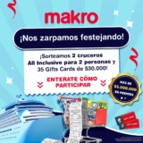 Promo Makro Crucero 2023: Registra tu Ticket y ganá cruceros all inclusive en makro.com.ar/promojulio