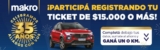 Promo Cumple Makro 35 Años: Cargá tu ticket y ganá un auto 0km y más en makro.com.ar/35aniversario