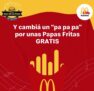 Cupón McDonalds Papas fritas gratis por automac este fin de semana por el día de la papa frita