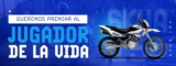 Promo Motomel Jugador de la Vida 2024: Ganá una Motomel Skua 150 para vos y una bicicleta Motomel Maxam para tu jugador