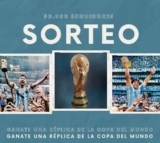 Ganá una réplica de la Copa del Mundo en el sorteo de Murales de Maradona