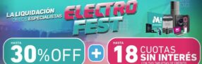 Ofertas Musimundo Electro Fest 2020: Hasta 30% off y hasta 18 cuotas sin interés