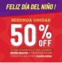 Promo Día del Niño Open Sports: 50% off en segunda unidad