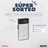 Sorteo Perozzi e Hijo: Ganá un calefactor eléctrico de Longvie EE2