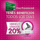 Oferta Provencred: 20% de descuento en Belleza los viernes y sábados