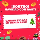 Sorteo Navideño Rasti: Ganá $30.000 en tienda Rasti