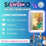 Sorteo Día del Trabajador Red Unisol: Ganá una Tablet Samsung A7 Lite