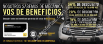 Promoción Mi Renault: hasta 90% de descuento en serivice de mantenimiento para socios del programa.