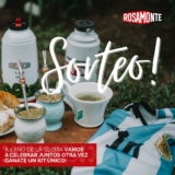 Sorteo Rosamonte: Ganá Termo Matero + mate de acero celeste + Zipper tradicional de 500gr + bombilla