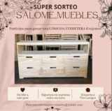 Super Sorteo Salomé Muebles: Ganá una cómoda Ferretera de 6 cajones