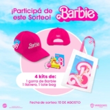 Ganá 1 de 4 kits de la película Barbie cortesía de Showcase Cinemas