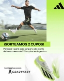 Ganá accesos al evento único del lanzamiento de X Crazyfast con Adidas y Sportline