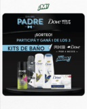 Sorteo Día del Padre Super MaMi Dino: Ganá 1 de 3 kits de baño Axe y Dove por 4 meses