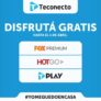 Promo Telecentro Contingencia: Fox Premium, Hot Pack y T-Play App GRATIS