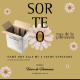 Sorteo Mes de la Primavera: Ganá una caja de 6 vinos variados
